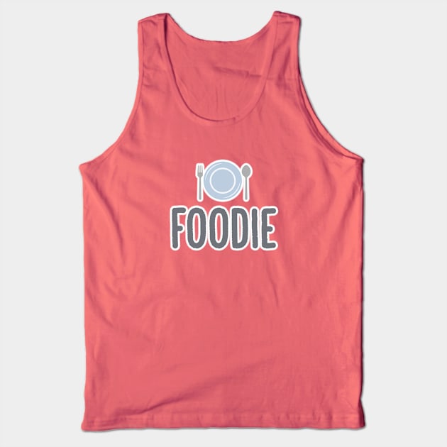 Foodie Food Lover Gourmand Traveler Blogger Tank Top by Grassroots Green